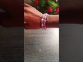 Diy purple bracelet 💜 😍 #diy #bracelet #youtubeshorts #handmade #trending