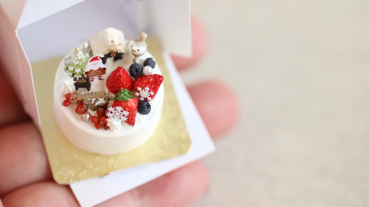ミニチュア クリスマス ケーキ パフェ - shibazukeparipariの