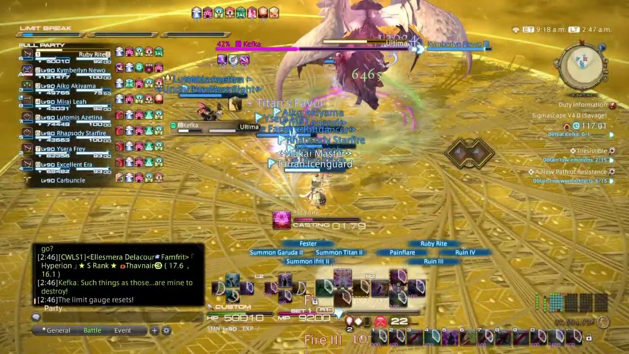 FINAL FANTASY XIV Endwalker [Sigmascape Savage O8S (