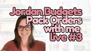 Pack Orders With Me Live | Jordan Budgets Sale Orders =)