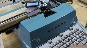 Using Consul 254 teletype as a keyboard for Arduino Uno