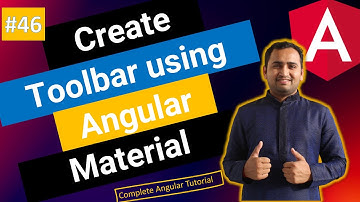Angular Material toolbar responsive | Angular Tutorial