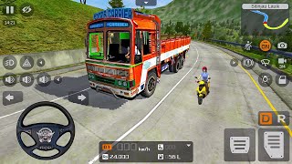 Ashok Leyland Goods Cargo Lorry Truck Driving - Bus Simulator Indonesia - Android Gameplay screenshot 5
