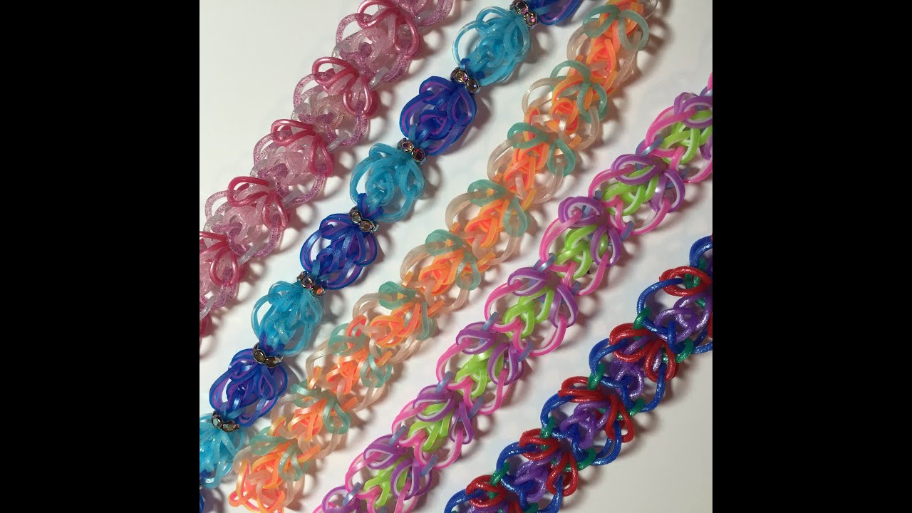 Enchanted Hearts Rainbow Loom Hook Only Design YouTube