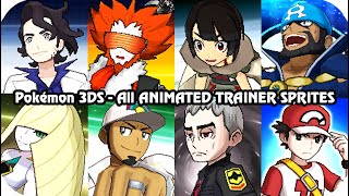 Pokémon 3DS Games - Every Important Trainer Models Animations screenshot 5