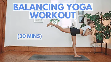30 Min Yoga Workout for BALANCE + STRENGTH | Power Yoga Flow Full Body Strength