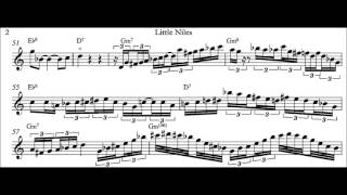 Transcription: Little Niles - Phil Woods chords