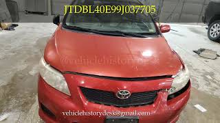 Toyota Corolla 2009 - JTDBL40E99J037705