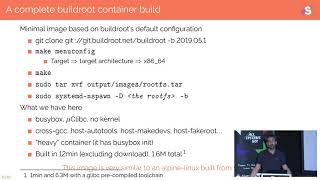 Buildroot : Using embedded tools to build container images