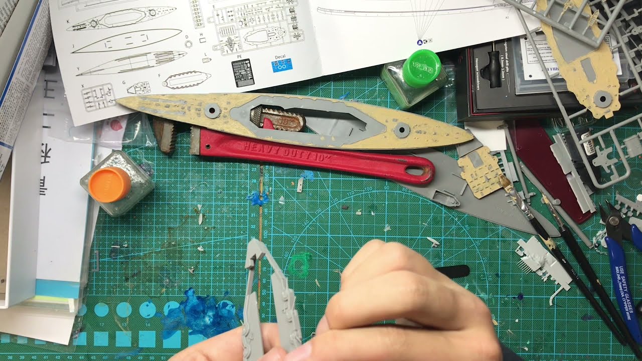 Snowman model 1/700 SMS Luetzow 1916 part 1