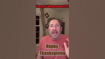 Happy Thanksgiving! || Property Management 101 ||  #shorts