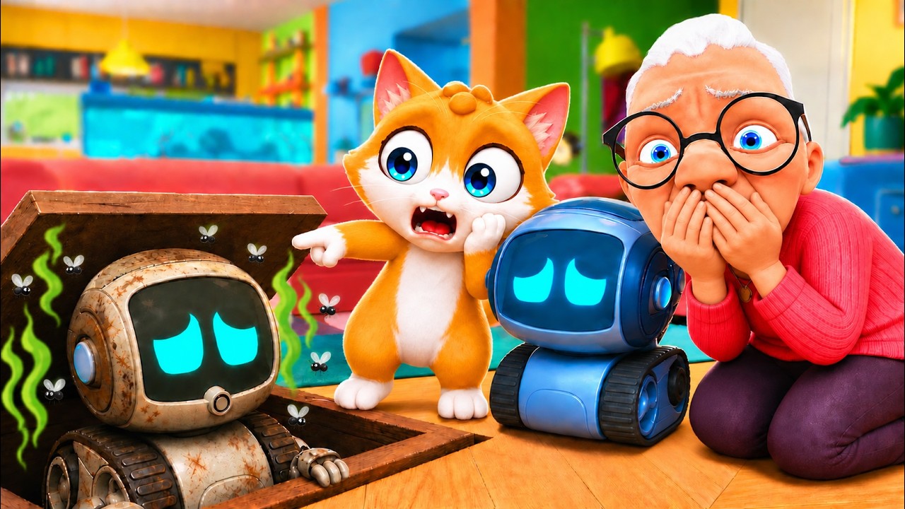 Un ROBOT SIN HOGAR Vivía Debajo de Nuestra CASA!🙀🤖