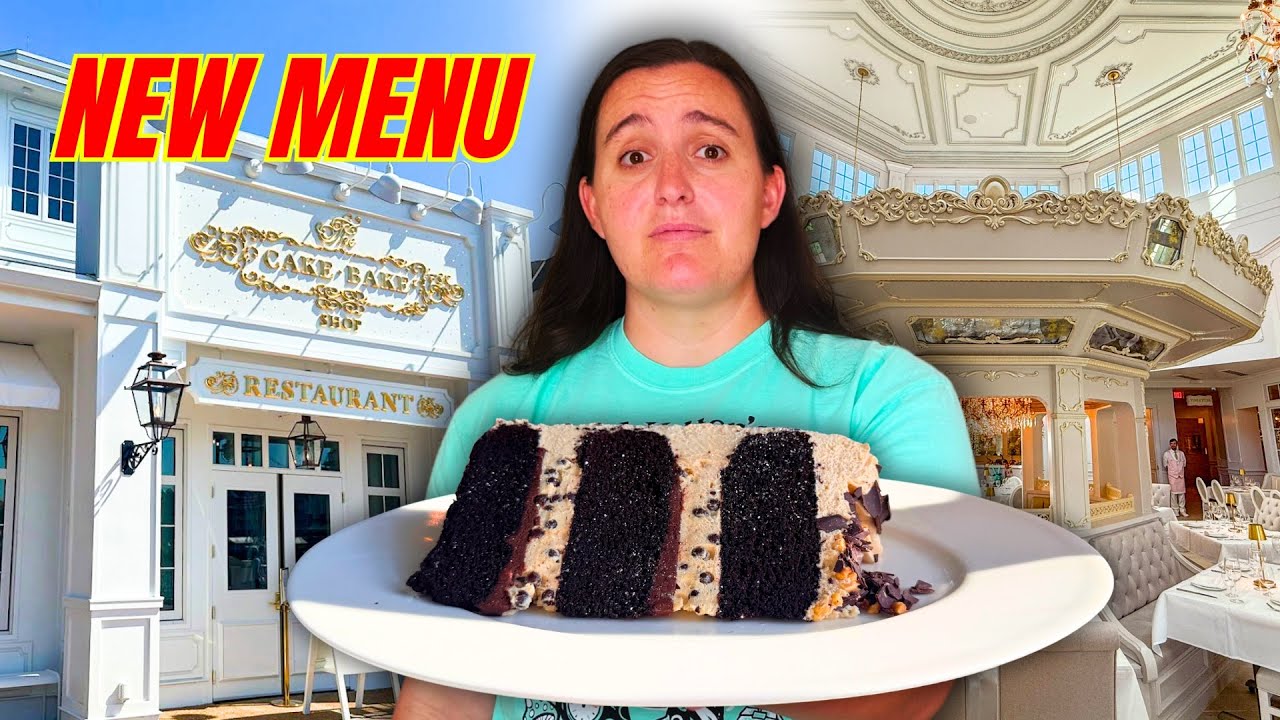 Disney’s Most EXPENSIVE Restaurant Has a New Menu- Cake Bake Shop