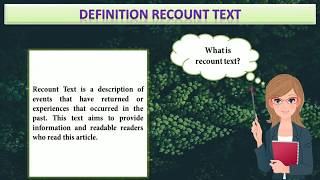 What is recount text