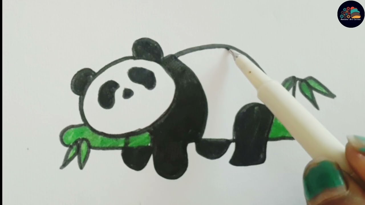 How to Draw Cute Panda || Easy Cute Panda Drawing || easy drawing for ...