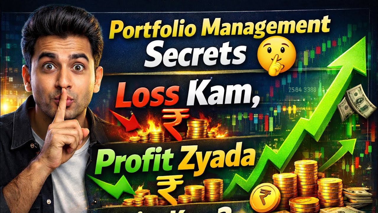Portfolio Management Secrets 🤫 | Loss Kam, Profit Zyada Kaise Kare?