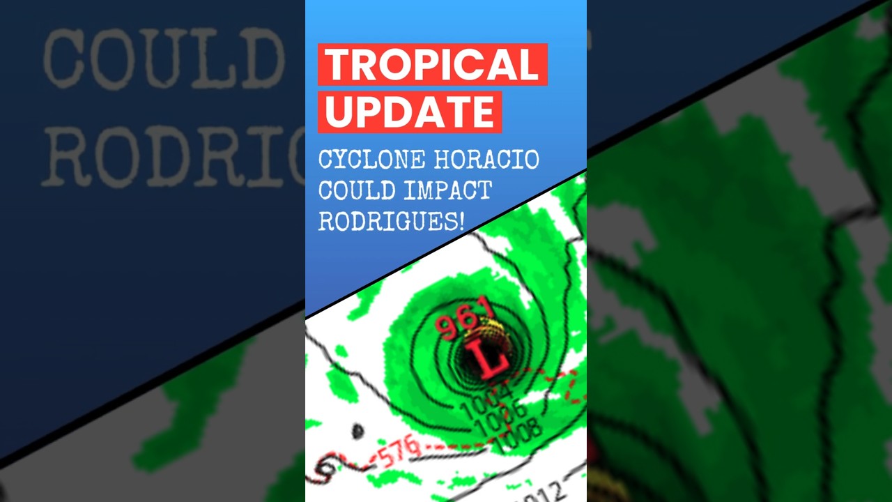 Potential Strong Cyclone to Impact Rodrigues?! (Horacio) #weather #cyclone
