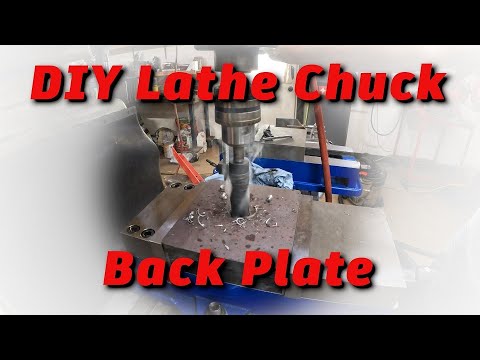 DIY Lathe Chuck Back Plate For An Adjustable 3 Jaw Scroll Chuck (4K ...