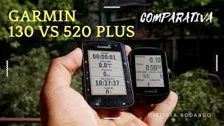 Garmin Edge 130 520 plus Comparativa - YouTube