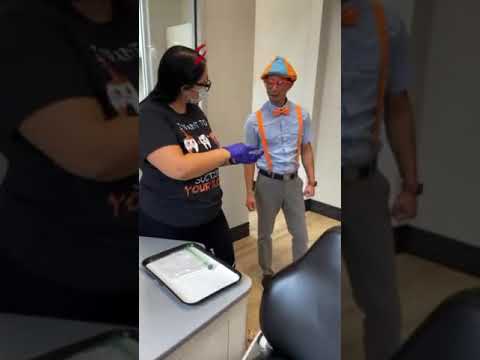 Dr. Dau aka Blippi visits Dau Orthodontics in Tampa, FL