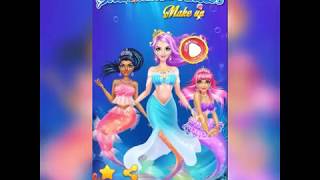 Mermaid princess makeup- Girl fashion salon 💄💋👠اجمل لعبه مكياج حوريه البحر. العاب مكياج و تلبيس. screenshot 4