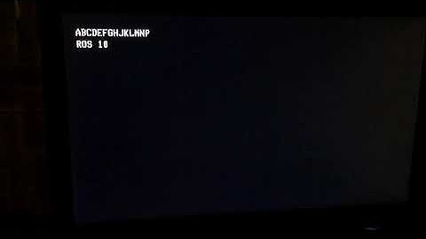 IBM 5110 Model 2 standard startup sequence on RESET