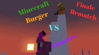 Minecraft Burger vs 1 Hunter Random Item Challenge Finale Rematch | ZPND Gamer