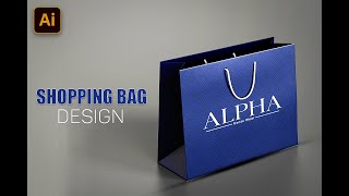 How to create Shopping Bag Design In Adobe Illustrator | GFX Tutorials