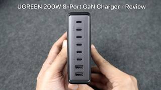 Ugreen 200w 8port Gan Charger Review  The Only Desk Charger Youll Need