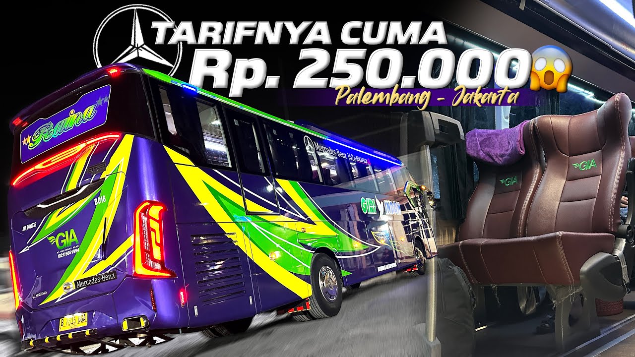 INI BUS BAGUS BANGET, KOK TARIFNYA MURAH⁉️Trip Palembang - Jakarta with Giri Indah