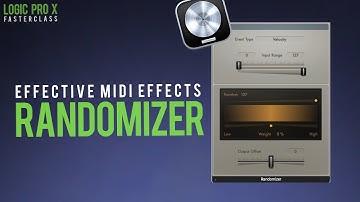 Randomizer FX in Logic Pro X (Velocity, Tune/Pitch, etc)