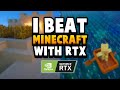I Beat Minecraft With RTX On... It Was Beautiful