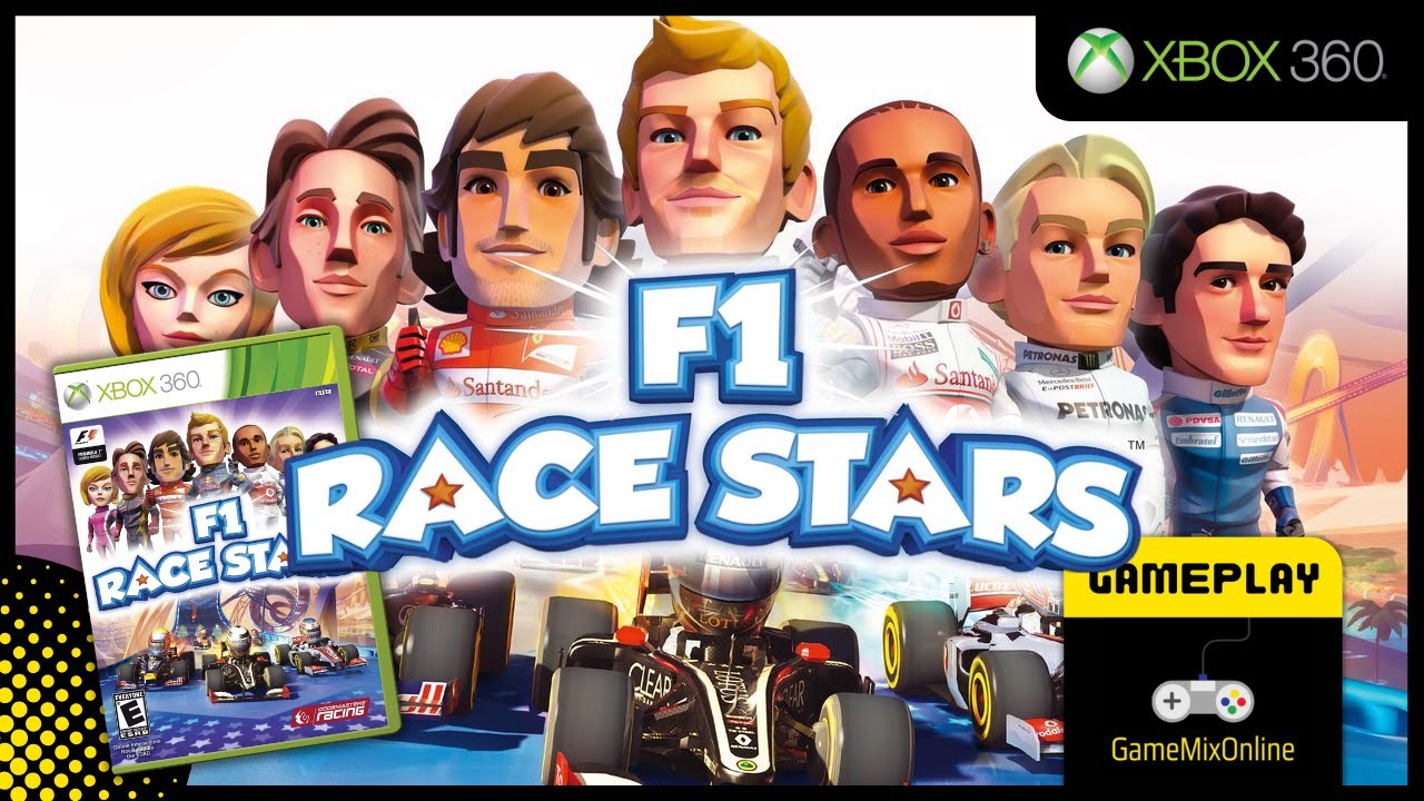 F1 Race Stars [XBOX 360] - GAMEPLAY with Bruno Senna and Felipe Massa