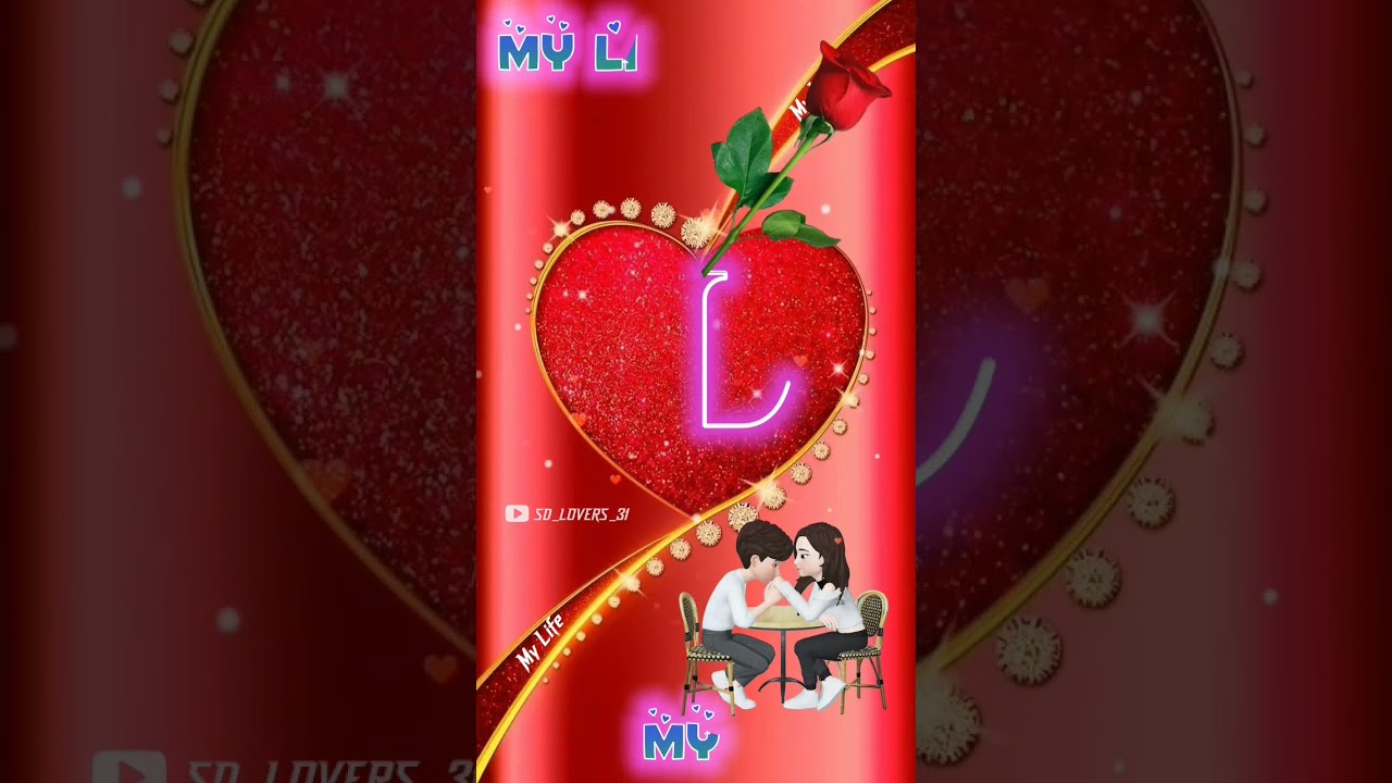 L Letter Name Status ❤️।New Trending Name Art Video ❤️..