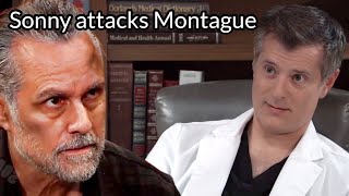 General Hospital Shocking Spoilers Sonny attacks, Montague and Gladys run away from PC