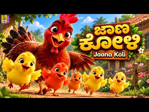 🐔 ಜಾಣ ಕೋಳಿ | Jaana Koli | Kannada Kids Cartoon | Moral Stories for Kids