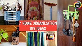 7 No Cost DIY Organizers from House hold waste | Repurpose Waste Materials at Home | Home Hacks