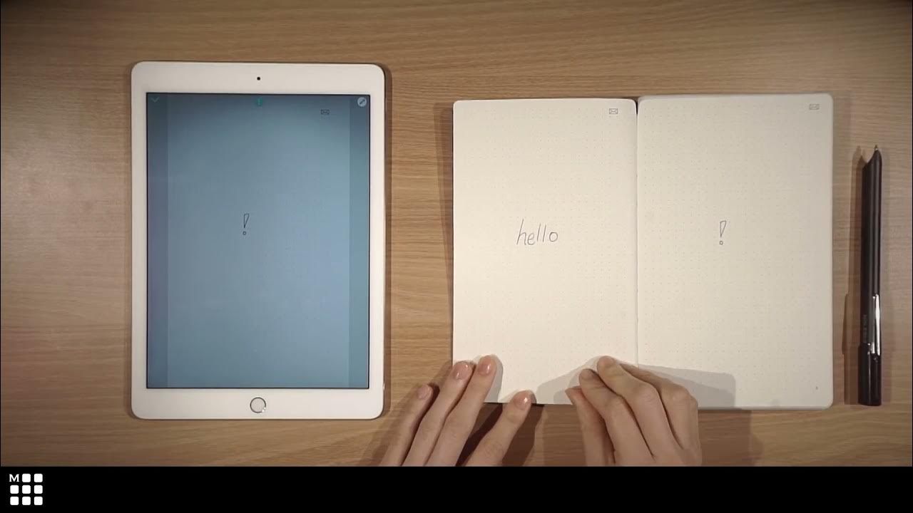 Moleskine Smart Writing Set tutorial with Pen + YouTube