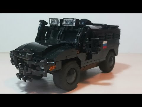 ГАЗ-2330 ТИГР ИЗ ЛЕГО. LEGO GAZ-2330 TIGER.