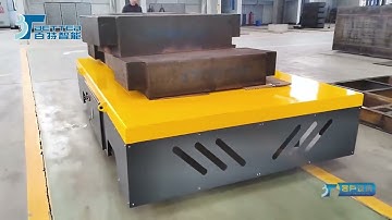 Trackless Transfer Cart Versatile and Customizable#materialhandling #factoryautomation #railfree