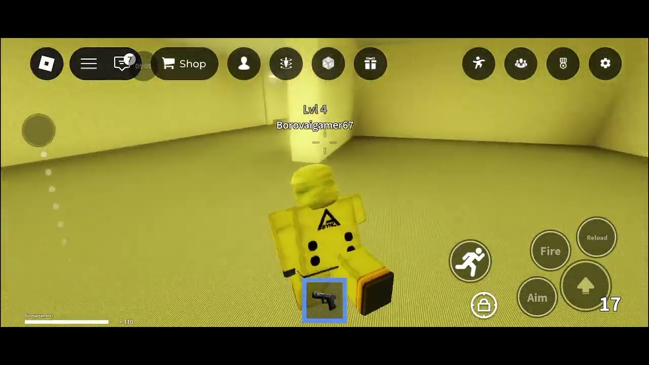 Today I play backroom in Roblox 