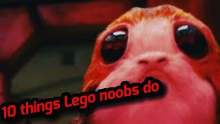 10 things Lego noobs do (Bloopers)