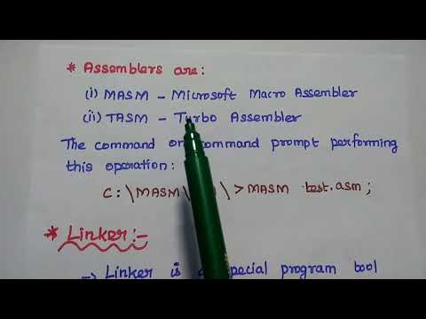 Assembler, Linker, Loader of Microprocessor - 8086 Microprocessor - MPMC