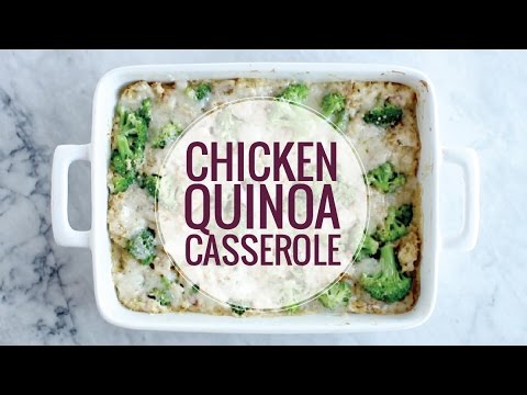 Creamy Chicken Quinoa Broccoli Casserole