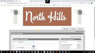 North Hills eGiving Tutorial