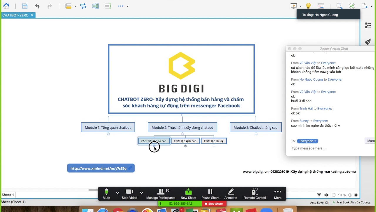 Xây dưng hệ thống bán hàng và chăm sóc khách hàng tự động - Chatbot