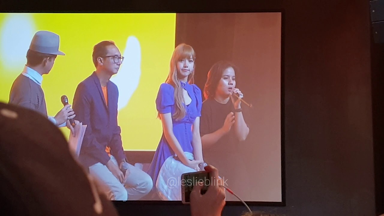 Fancam Lisa Meet & Greet Shopee 10.08.2018 [4K/HD]