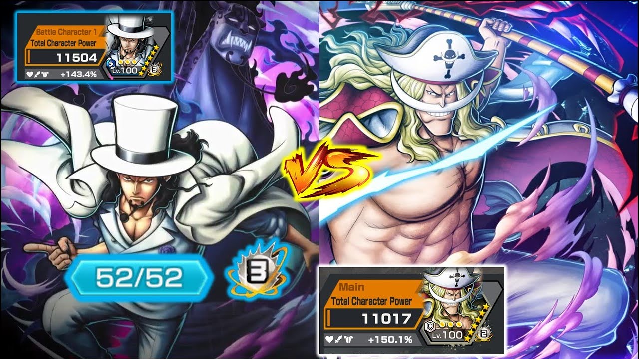 Boost 4 EX Egghead Rob Lucci Awakened Form vs Great Pirate Whitebeard - One Piece Bounty Rush OPBR