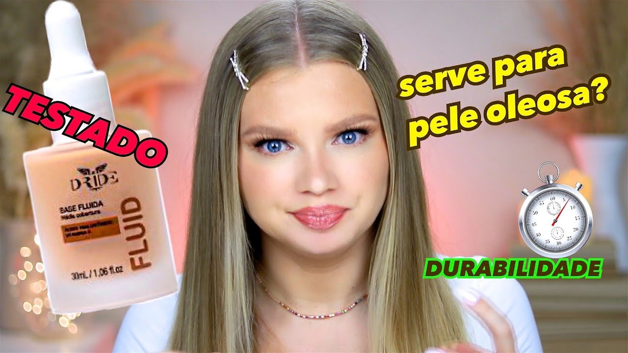 Testei NOVA base FLUID da DRIDE | Daria Dasha