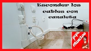 Si no encuentras la manera de ocultar los cables, muéstralos con estilo